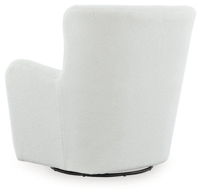 Rowenburg Swivel Glider Accent Chair - Inland Furniture (San Bernardino, CA)