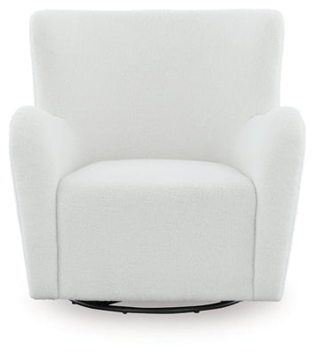 Rowenburg Swivel Glider Accent Chair - Inland Furniture (San Bernardino, CA)