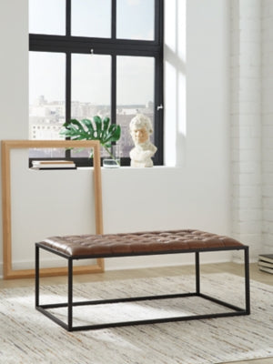 Junsor Coffee Table Ottoman - Inland Furniture (San Bernardino, CA)