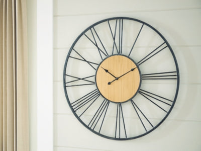 Brockett Wall Clock - Inland Furniture (San Bernardino, CA)