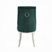 Dekel Green Fabric & Stainless Steel Side Chair - Inland Furniture (San Bernardino, CA)