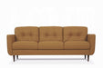 Radwan Camel Leather Sofa - Inland Furniture (San Bernardino, CA)