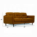 Radwan Camel Leather Sofa - Inland Furniture (San Bernardino, CA)