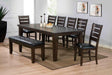 Acme Furniture Urbana Side Chair in Black and Espresso (Set of 2) 74624 - Inland Furniture (San Bernardino, CA)
