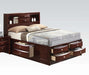Acme Ireland Queen Storage Bed in Brown 21600Q - Inland Furniture (San Bernardino, CA)