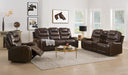 Braylon Brown PU Sofa (Motion) - Inland Furniture (San Bernardino, CA)
