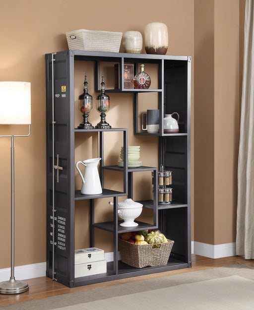 Cargo Gunmetal Shelf Rack / Book Shelf - Inland Furniture (San Bernardino, CA)
