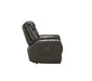 Imogen Gray Leather-Aire Recliner (Power Motion) - Inland Furniture (San Bernardino, CA)