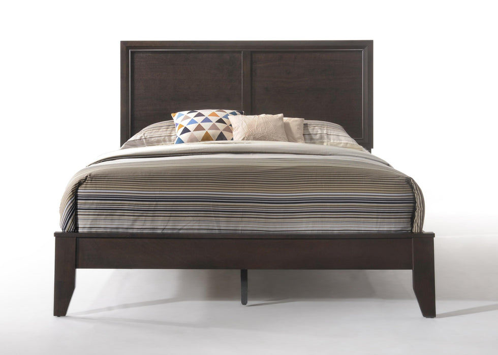 Madison Espresso Eastern King Bed - Inland Furniture (San Bernardino, CA)