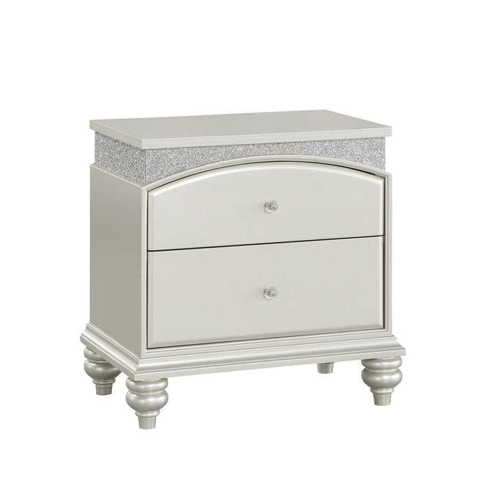 Maverick Platinum Nightstand - Inland Furniture (San Bernardino, CA)