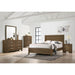 Miquell - Queen Bed - Brown, Light - 84" - Inland Furniture (San Bernardino, CA)