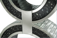 Noor Mirrored & Faux GemStones Console Table - Inland Furniture (San Bernardino, CA)