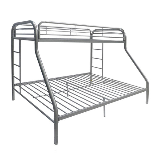 Tritan Silver Bunk Bed (Twin/Full) - Inland Furniture (San Bernardino, CA)
