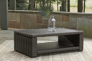 Grasson Lane Outdoor Occasional Table Set - Inland Furniture (San Bernardino, CA)