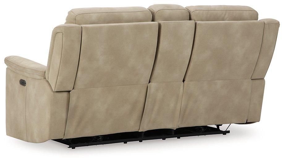 Next-Gen DuraPella Power Reclining Loveseat with Console - Inland Furniture (San Bernardino, CA)