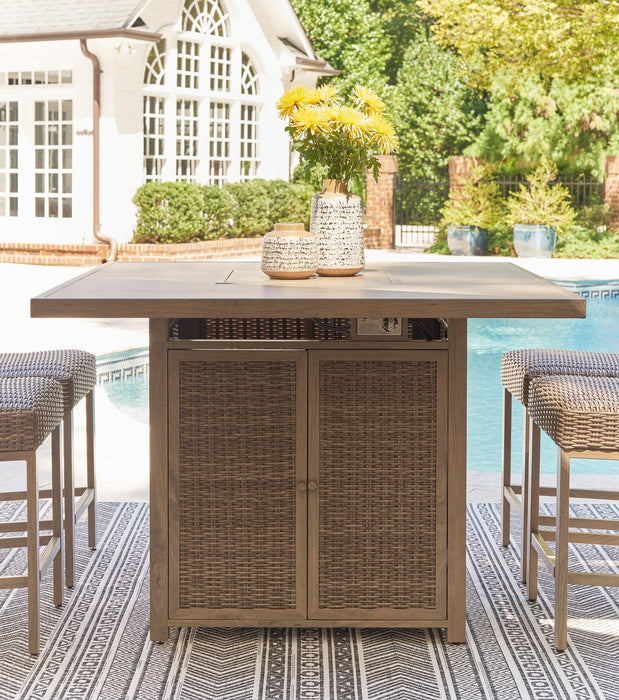 Walton Bridge Outdoor Dining Set - Inland Furniture (San Bernardino, CA)
