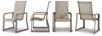 Beach Front Sling Arm Chair (Set of 4) - Inland Furniture (San Bernardino, CA)