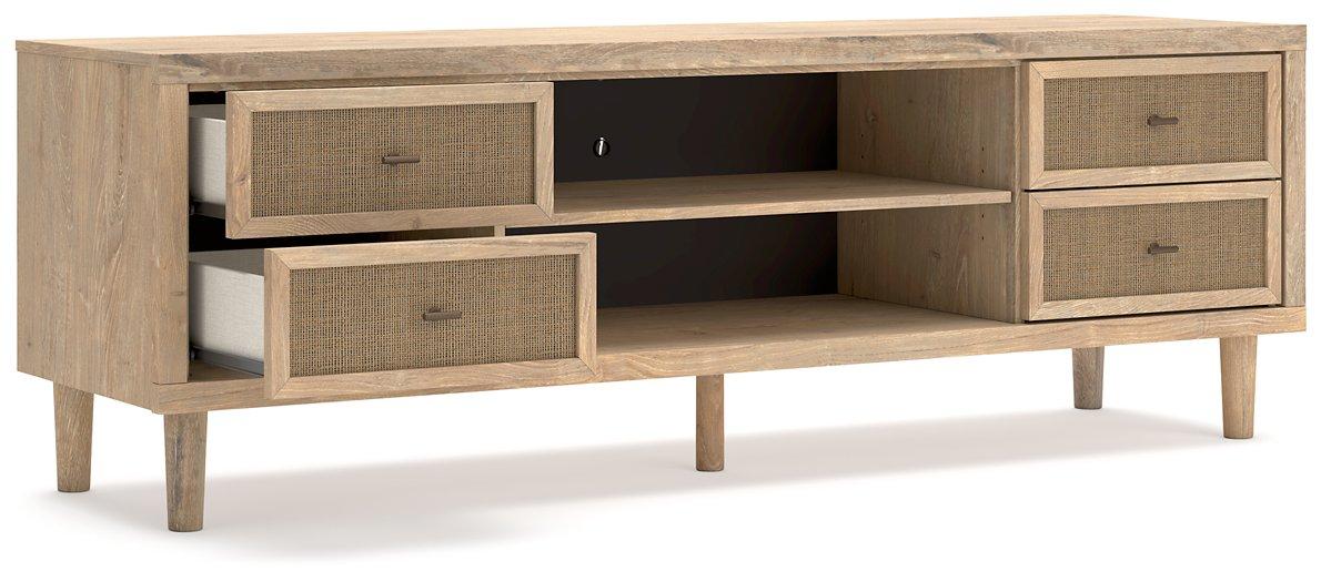 Cielden 72" TV Stand with Electric Fireplace - Inland Furniture (San Bernardino, CA)