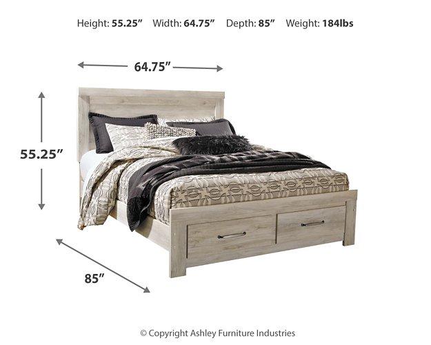Bellaby Bed with 2 Storage Drawers - Inland Furniture (San Bernardino, CA)