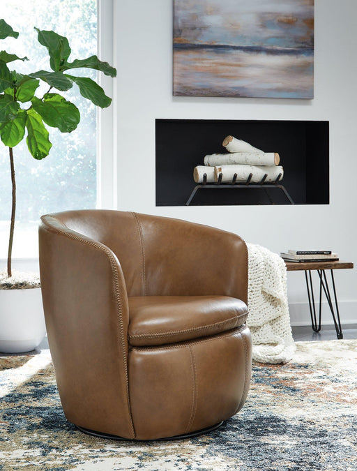 Kierreys Swivel Accent Chair - Inland Furniture (San Bernardino, CA)