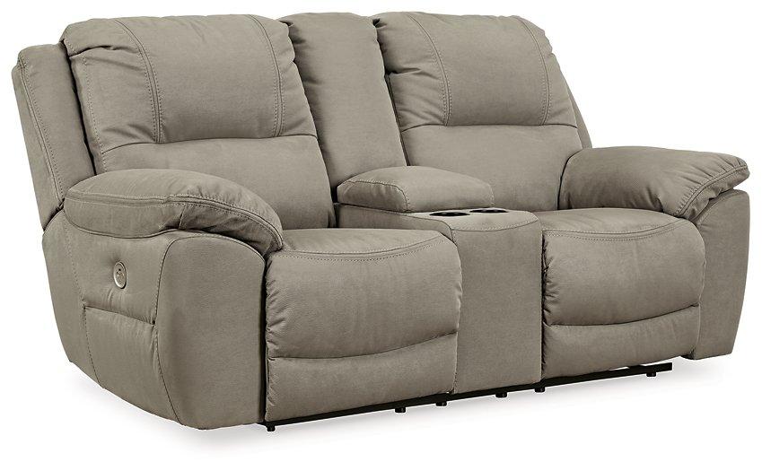 Next-Gen Gaucho Power Reclining Loveseat with Console - Inland Furniture (San Bernardino, CA)