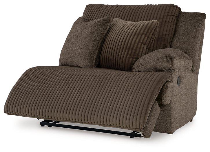Top Tier Reclining Sectional with Chaise - Inland Furniture (San Bernardino, CA)