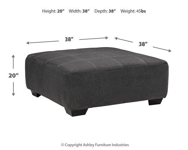 Ambee Oversized Accent Ottoman - Inland Furniture (San Bernardino, CA)