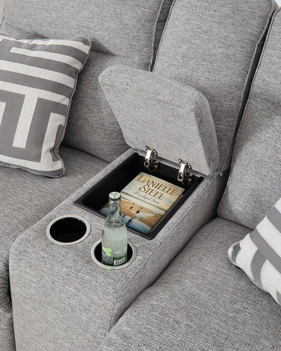 Biscoe Power Reclining Loveseat - Inland Furniture (San Bernardino, CA)