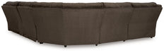 Top Tier Reclining Sectional with Chaise - Inland Furniture (San Bernardino, CA)