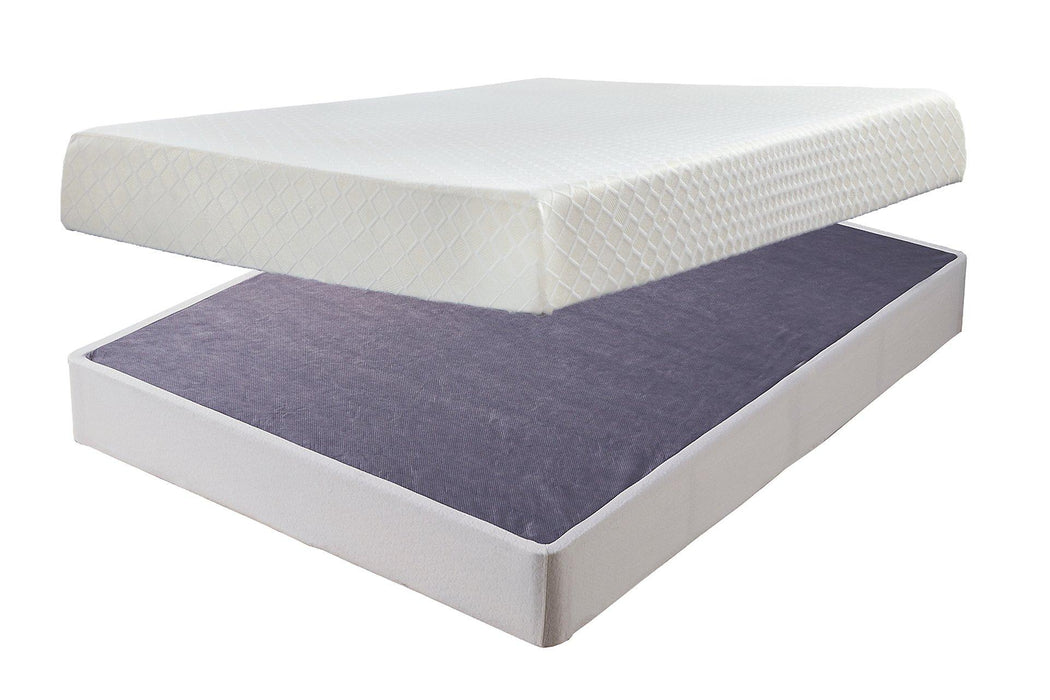 10 Inch Chime Memory Foam Mattress Set - Inland Furniture (San Bernardino, CA)