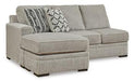 Calnita Sectional with Chaise - Inland Furniture (San Bernardino, CA)
