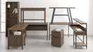 Camiburg Home Office L-Desk with Storage - Inland Furniture (San Bernardino, CA)