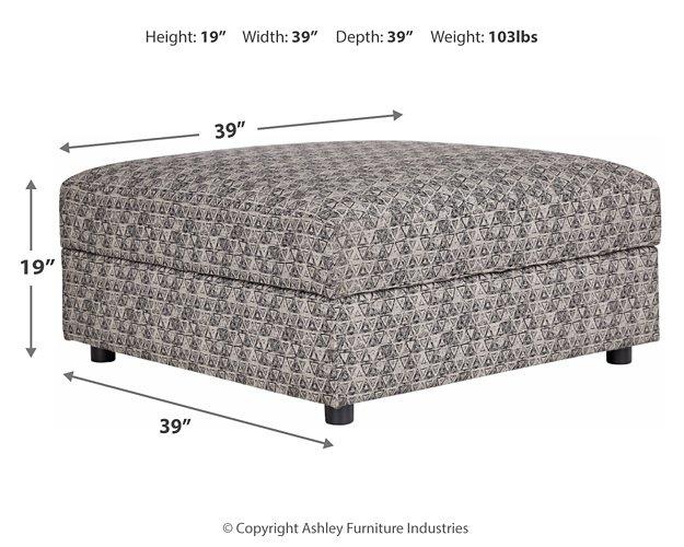 Kellway Ottoman With Storage - Inland Furniture (San Bernardino, CA)