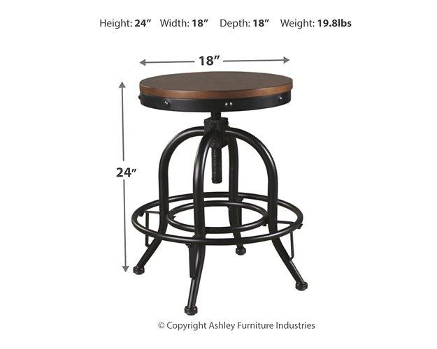 Valebeck Counter Height Bar Stool - Inland Furniture (San Bernardino, CA)