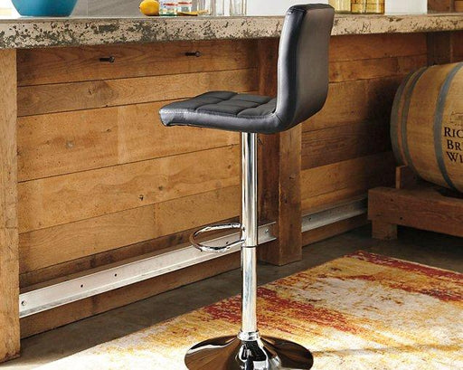 Bellatier Adjustable Height Bar Stool - Inland Furniture (San Bernardino, CA)
