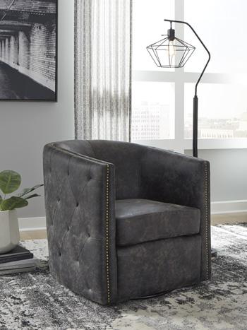 Brentlow Swivel Accent Chair - Inland Furniture (San Bernardino, CA)