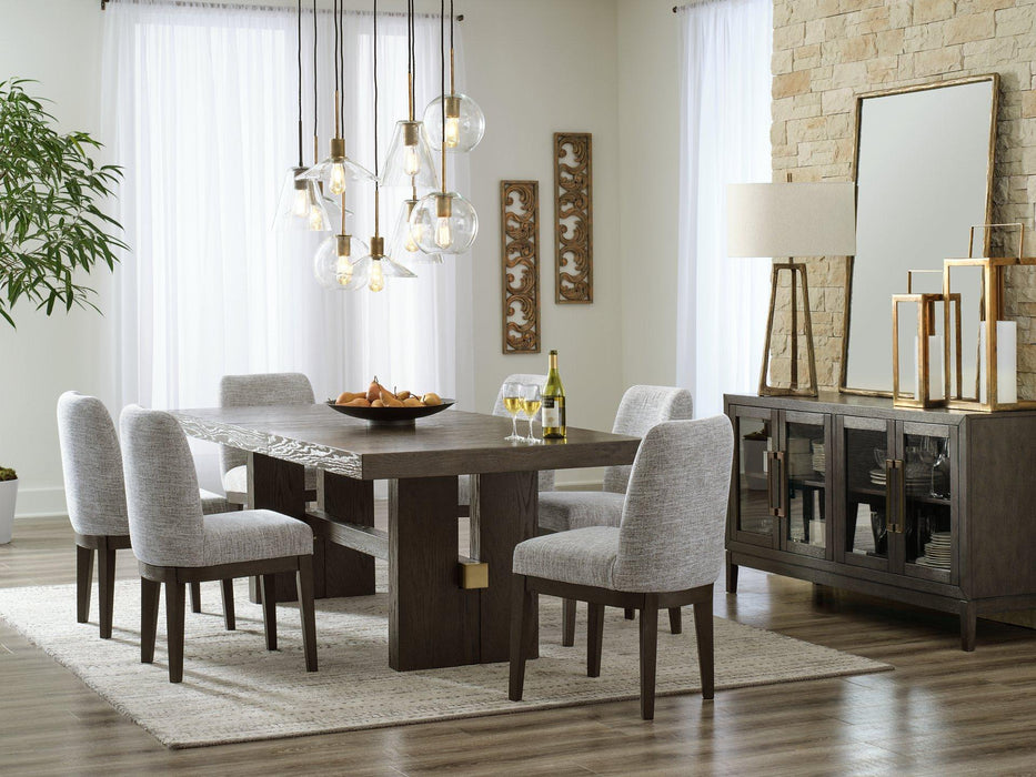 Burkhaus Dining Room Set - Inland Furniture (San Bernardino, CA)