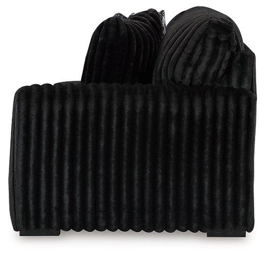 Midnight-Madness Sectional Sofa with Chaise - Inland Furniture (San Bernardino, CA)