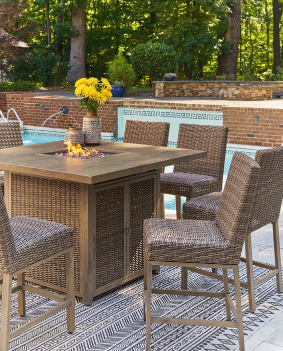 Walton Bridge Outdoor Dining Set - Inland Furniture (San Bernardino, CA)