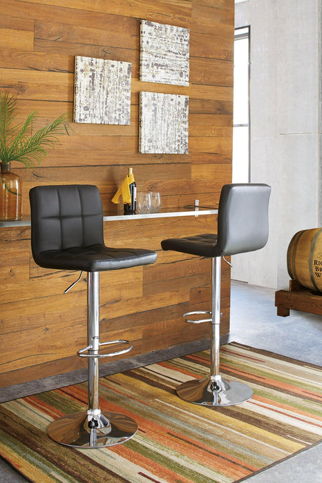 Bellatier Adjustable Height Bar Stool - Inland Furniture (San Bernardino, CA)