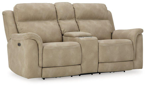 Next-Gen DuraPella Power Reclining Loveseat with Console - Inland Furniture (San Bernardino, CA)