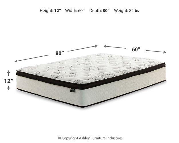Chime 12 Inch Hybrid Mattress in a Box - Inland Furniture (San Bernardino, CA)