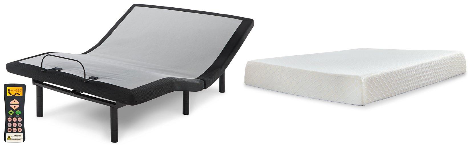 10 Inch Chime Memory Foam Mattress Set - Inland Furniture (San Bernardino, CA)