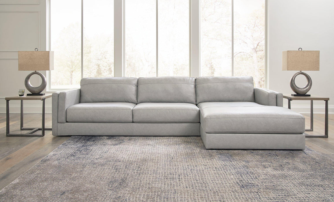 Amiata Sectional with Chaise - Inland Furniture (San Bernardino, CA)