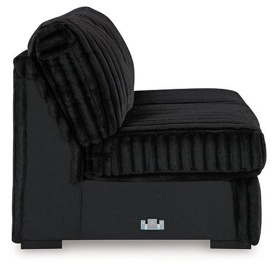 Midnight-Madness Sectional with Chaise - Inland Furniture (San Bernardino, CA)