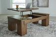 Rosswain Occasional Table Set - Inland Furniture (San Bernardino, CA)