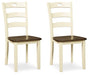 Woodanville Dining Chair Set - Inland Furniture (San Bernardino, CA)