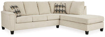 Abinger 2-Piece Sectional with Chaise - Inland Furniture (San Bernardino, CA)