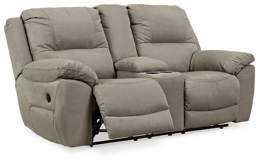 Next-Gen Gaucho Reclining Loveseat with Console - Inland Furniture (San Bernardino, CA)