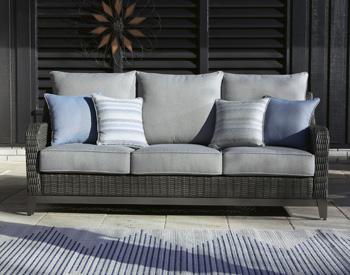 Elite Park Outdoor Sofa, Lounge Chairs and Cocktail Table - Inland Furniture (San Bernardino, CA)